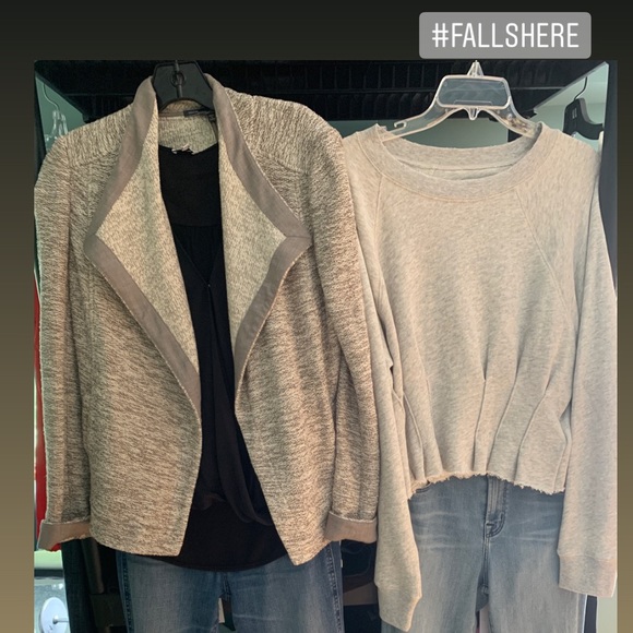 VINCE Open Drape Front Jacket - Picture 9 of 9